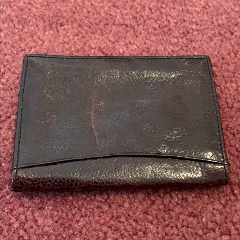 Brown leather wallet